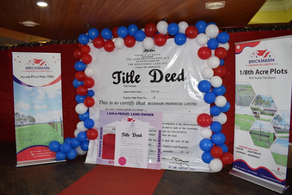Title Deed Handover Brickmann Properties: cheap house for sale | Cheap Plots for sale